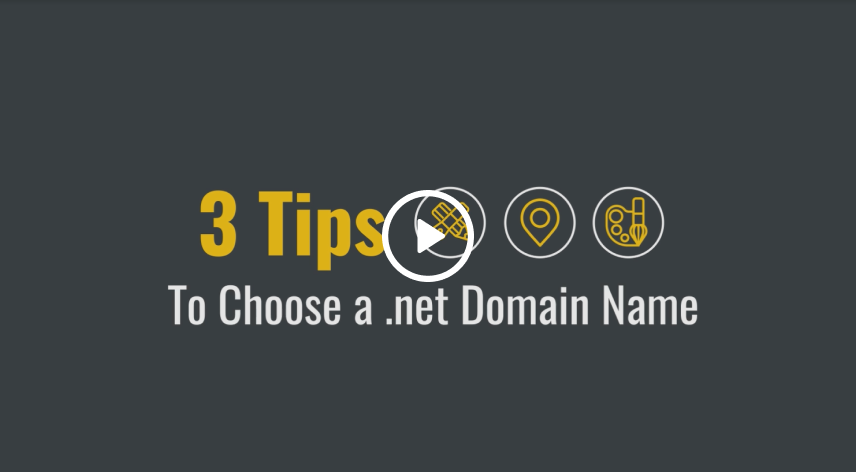 3 Tips To Choose a .net Domain Name